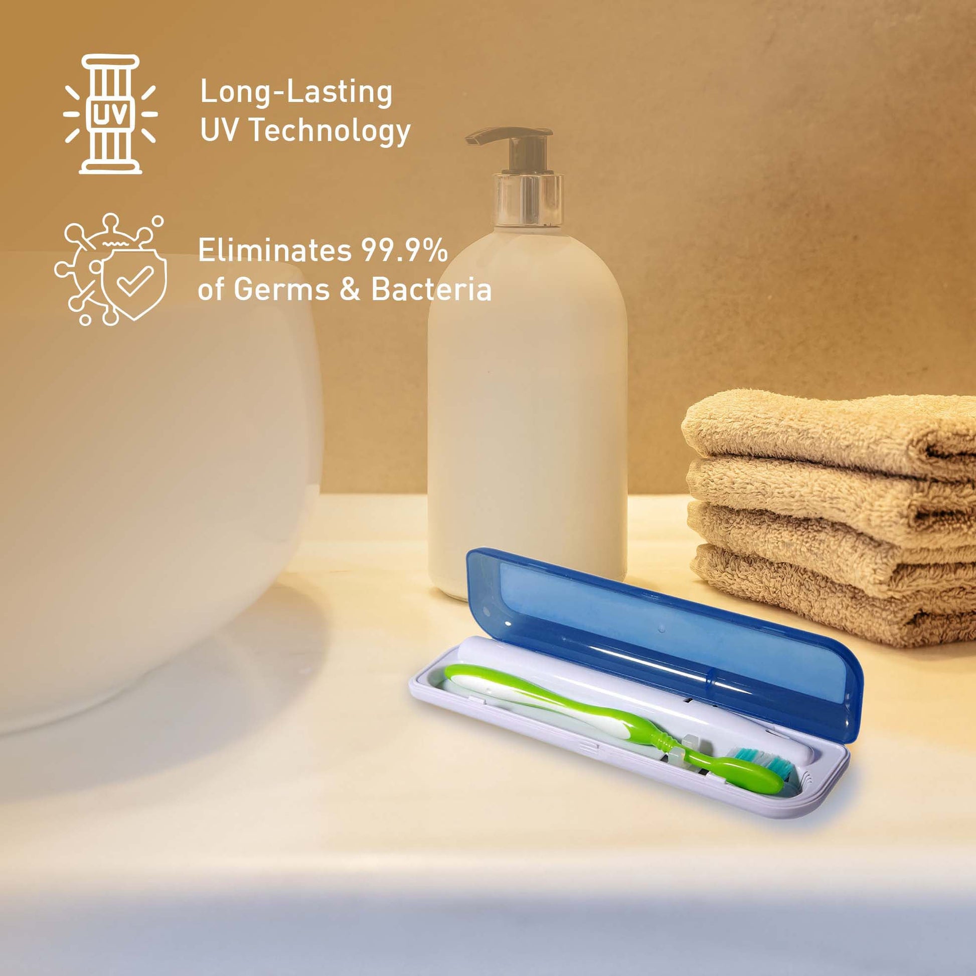 Pursonic 3-Pack Portable UV Toothbrush Sanitizer Bundle – Compact Protection for a Cleaner Smile-1